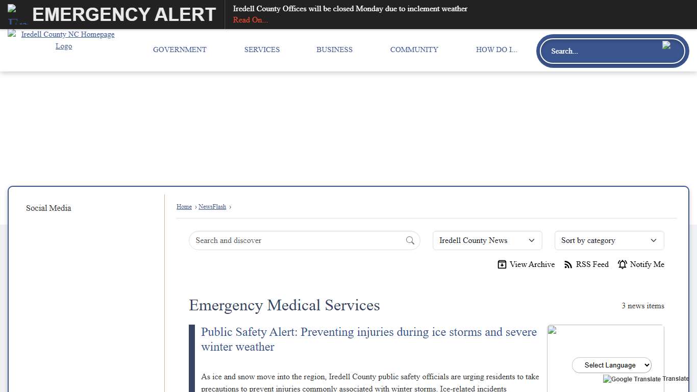 News Flash • Iredell County, NC